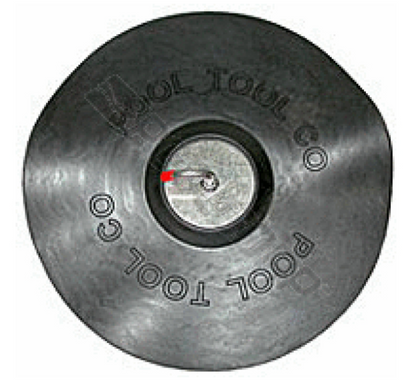 Pool Tool 125 main drain suction mat, 12 inch flexible PVC with stainless steel hook