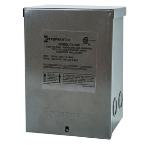 Intermatic 100W 120V to 12V Transformer Stainless Housing | PX100S
