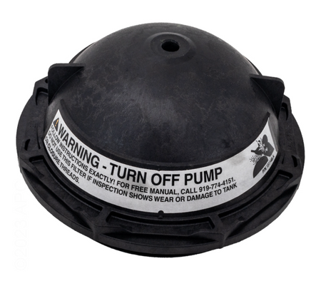 Pentair 154641Z closure kit, underside showing the 6 in. buttress thread