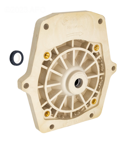Pentair 350202 IntelliFlo seal plate with shaft seal, front view