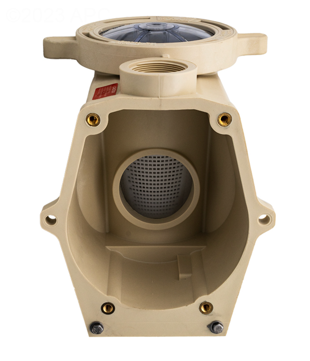 Pentair 357149 volute housing, rear view showing seal plate