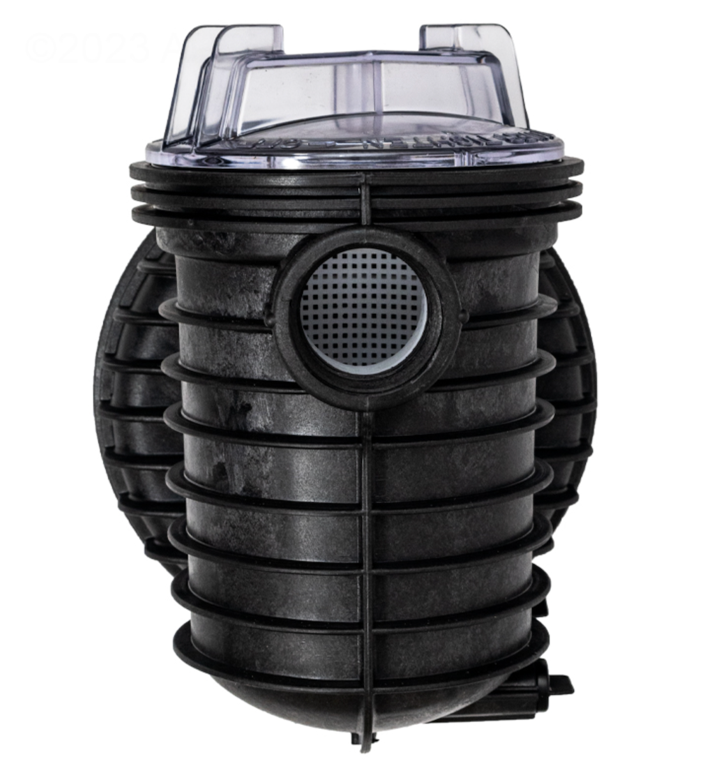 Sta-Rite C176-59PZ tank body with cover and basket, side view