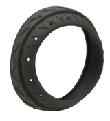 Pentair LLC1PMG Legend Platinum gray rubber tire, tread view