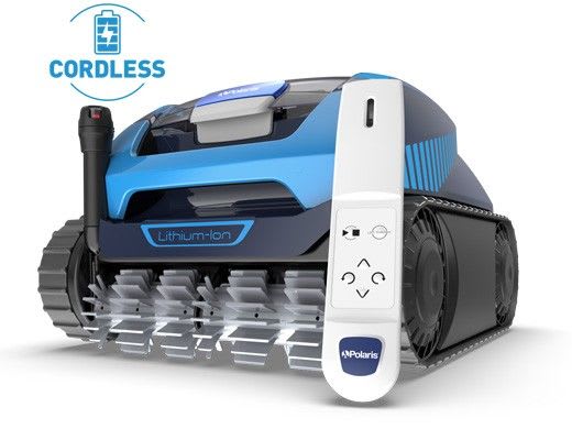 Polaris Freedom+ FFREEDOMP cordless robotic cleaner in the pool