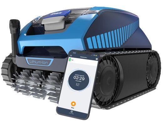 Polaris Freedom+ FFREEDOMP cordless robotic cleaner, side view