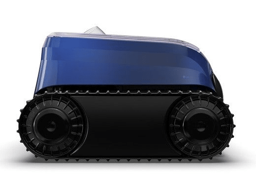 Polaris Freedom SC underside showing tracks and brush