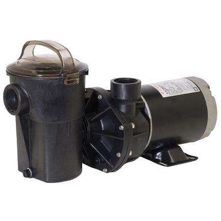Hayward Power-Flo LX pump showing the SPX1500CAP strainer housing in place