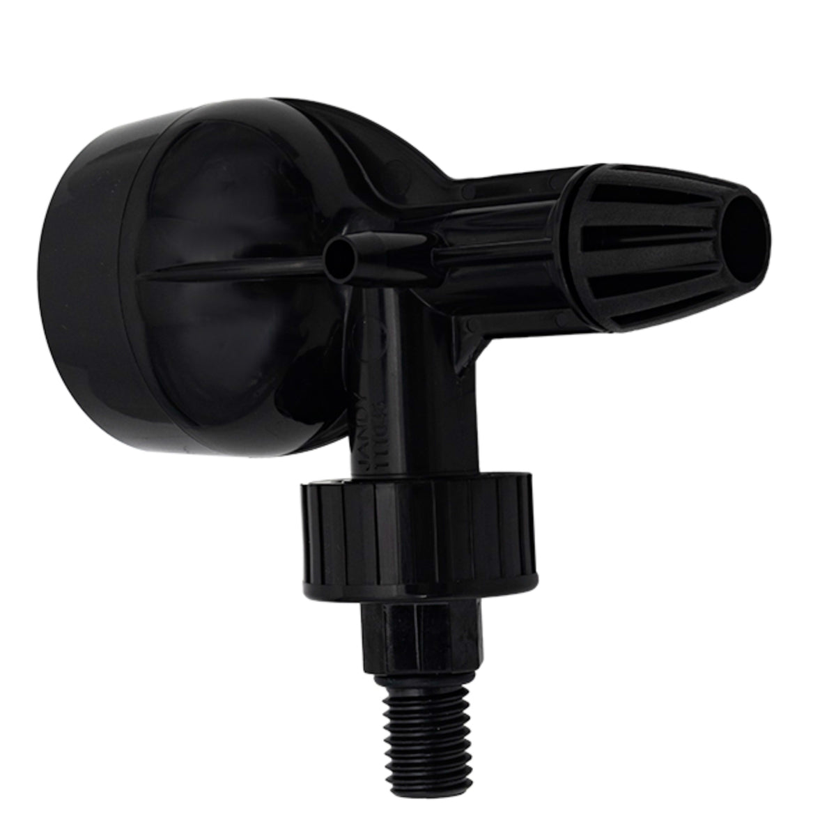 Jandy R0357200 gauge with air release assembly, back view showing the threaded connection