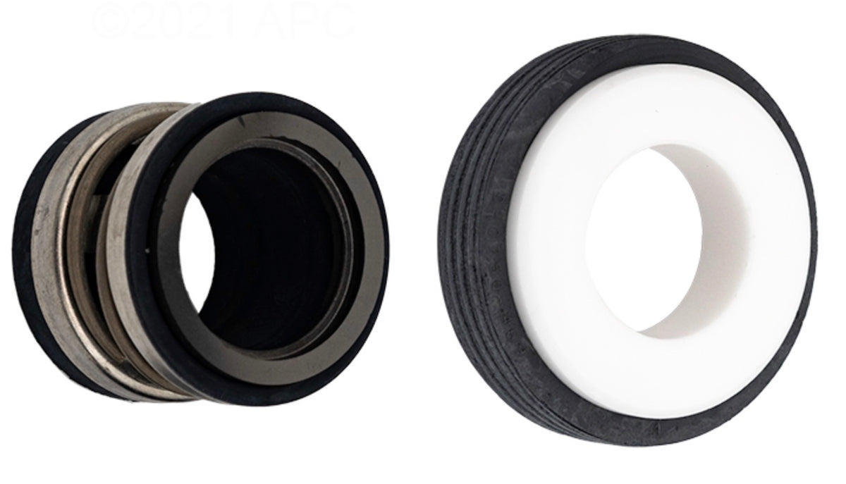 Jandy R0479400 mechanical shaft seal, carbon and ceramic halves