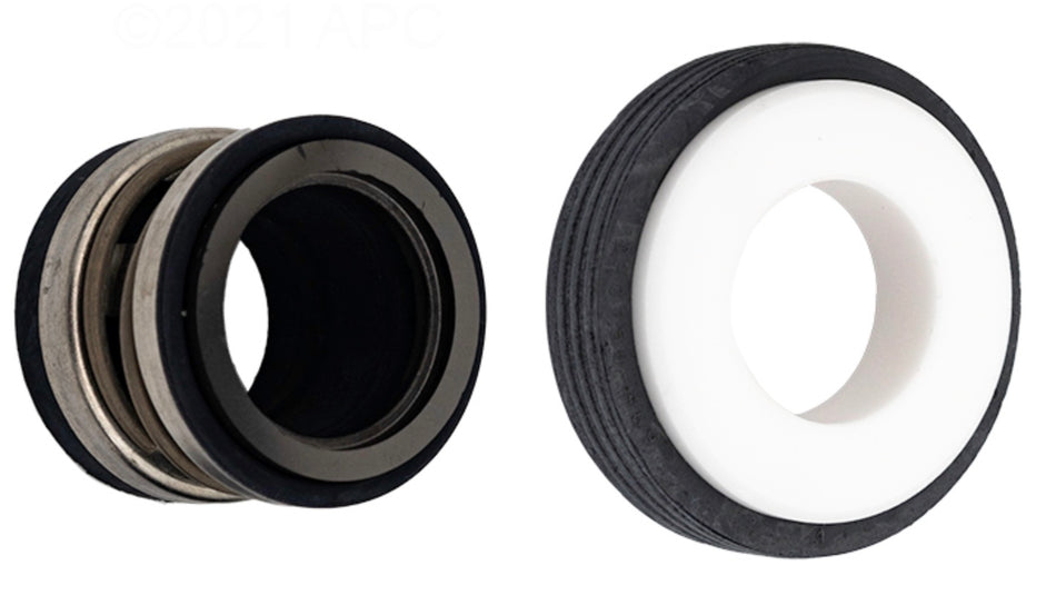 Jandy R0479400 mechanical shaft seal, carbon and ceramic halves