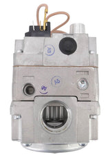 Jandy R0591400 JXi gas valve, view of the inlet and outlet connections