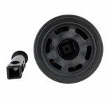 Polaris R0722400 brush roller for 8050 Sport, end detail showing the keys