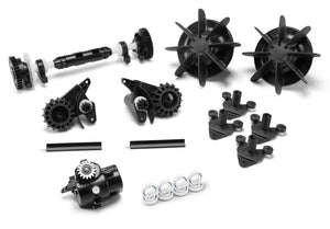 Polaris R0995100 Quattro factory tune-up kit contents laid out