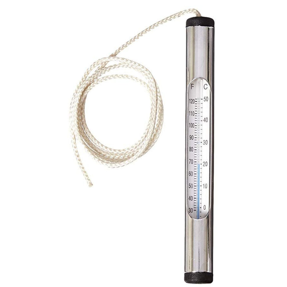 Pentair chrome brass thermometer - r141086