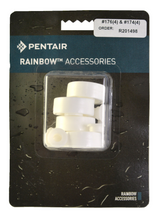 Pentair R201498 wheel and axle replacement kit components, third view