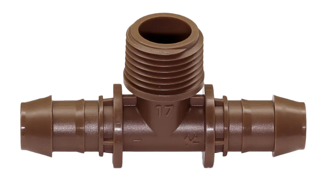 Rain Bird XFFTMA050 - XF Tee Male Adapter - 17mm x 17 mm x 1/2 in. MPT