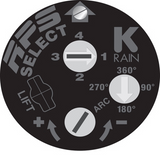 K-Rain 60003, RPS Select Rotor Sprinkler: 3/4" Inlet