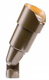 FX Luminaire RSLED35WFLBZ, 7.5" Bronze Metal Up Light Flood 35W 2700K
