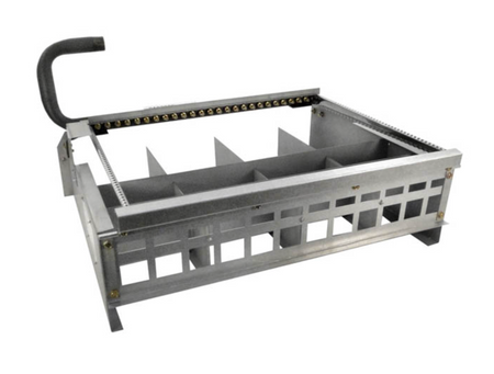 Raypak 010398F burner tray for 406A heater, second view