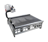 Raypak 010410F 406A burner tray with natural gas valve, second view