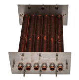 Raypak 014874F copper tube bundle assembly, end detail