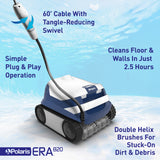 Polaris ERA 820 robotic cleaner feature detail
