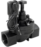 Jandy SOL100 1 in. 24 VAC solenoid valve with flow control, side view