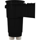 Hayward SP1072S2BLK SkimMaster black gunite skimmer, alternate angle