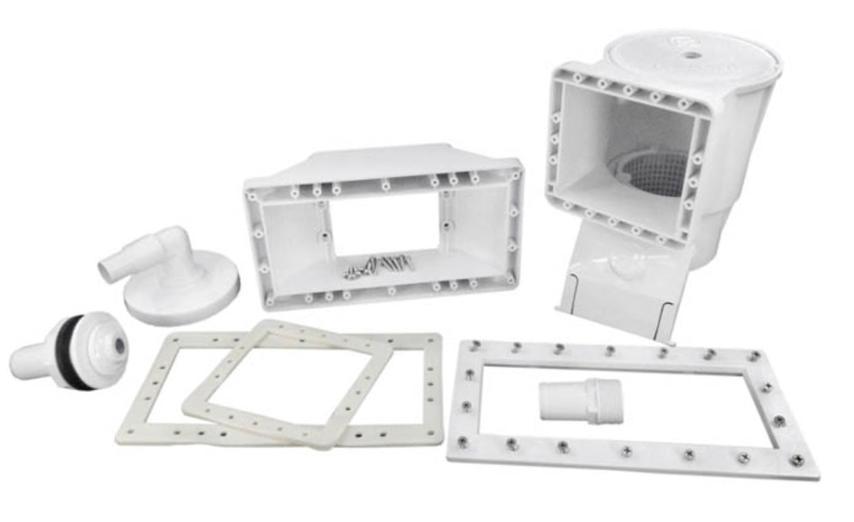 Hayward SP1091WM wide mouth above ground skimmer kit contents