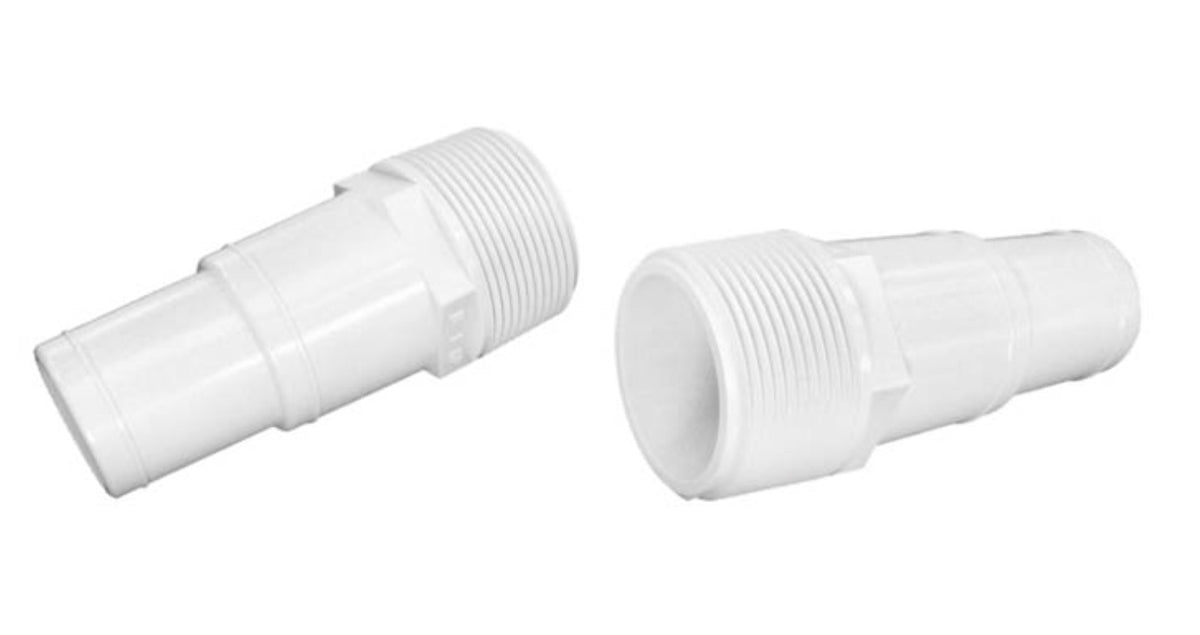 Hayward SPX1091Z7 combo hose adapter showing the stepped barb end