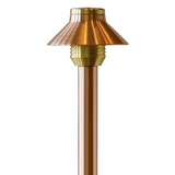 FX Luminaire SPLED20W12RCU, 12" Copper SP Path Light, 20W LED
