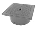 Hayward SPX1082EFDGR square skimmer cover and collar assembly in dark gray
