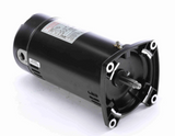 Century SQ1072 square flange pool pump motor, side view