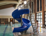 S.R. Smith Vortex Closed Flume Slide with Stairs, Gray Granite, view 5