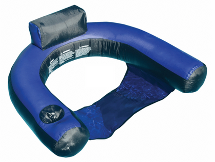 Swimline 90465 nylon covered U-seat floating pool lounger
