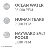 Hayward AquaRite salt chlorination process graphic