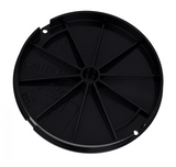 Pentair T10BK black AutoFill deck lid, underside with screws