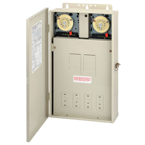 Intermatic 125 AMP PANEL W/2 T104M 208-277V CLOCKS | T40404R