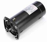 Century USQ1152 pool pump motor, right side view showing the square flange
