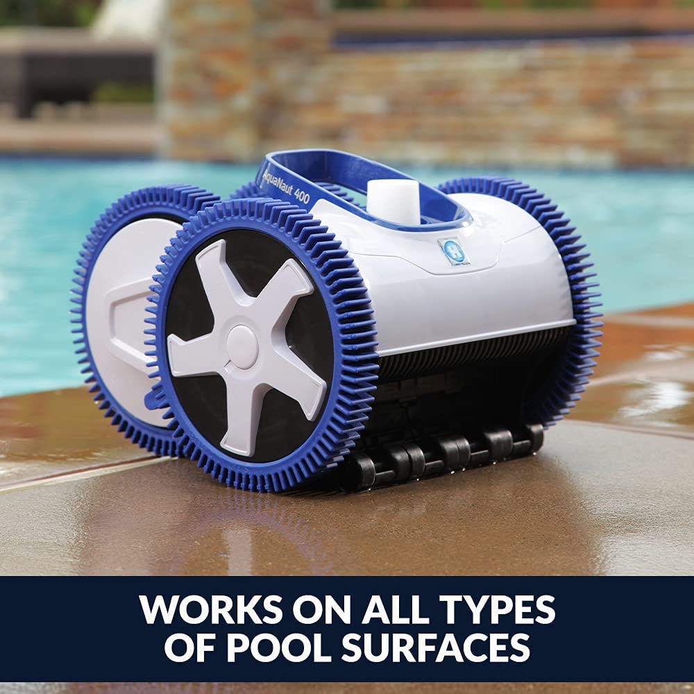 Hayward W3PHS41CST AquaNaut 400 suction cleaner, angled view