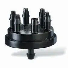 Rain Bird XBT106 - Black Multi-Outlet Xeri-Bug™ With 1/2" Fpt Inlet And Barb Outlet 1.0 Gph