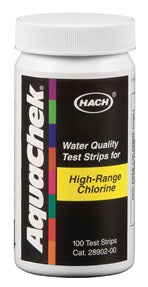AquaChek High Range Chlorine Test Strips | 652013