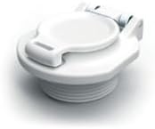 AquaStar Safety Vacuum Lock Wall Fitting White | VLK15T01