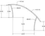 S.R. Smith Artisan Series Stair Rail Single | ART-1002-MG, view 2