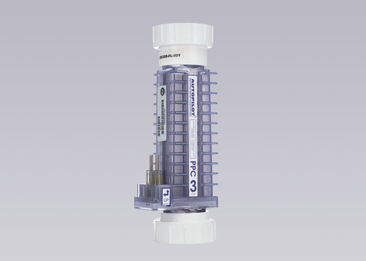 AutoPilot PPC3 replacement salt cell with unions and inline strainer