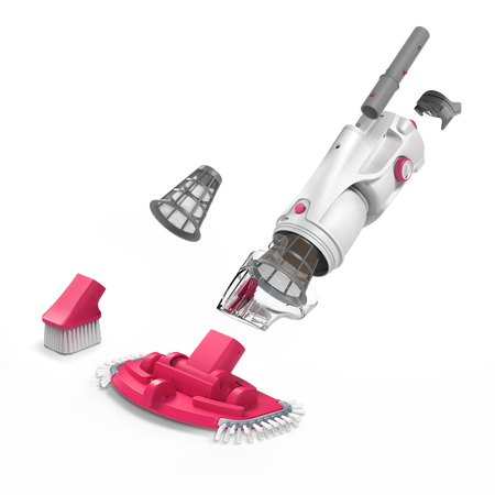 BWT BC30 handheld pool vacuum, angled view