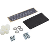 Raypak 009491F control bezel with switch decal membrane, rear view
