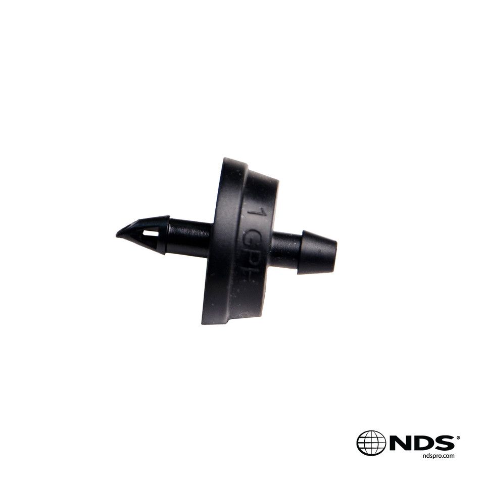NDS AFPC 10, Black Accuflow PC Emitter 1.0 Gph (100 Per Bag)