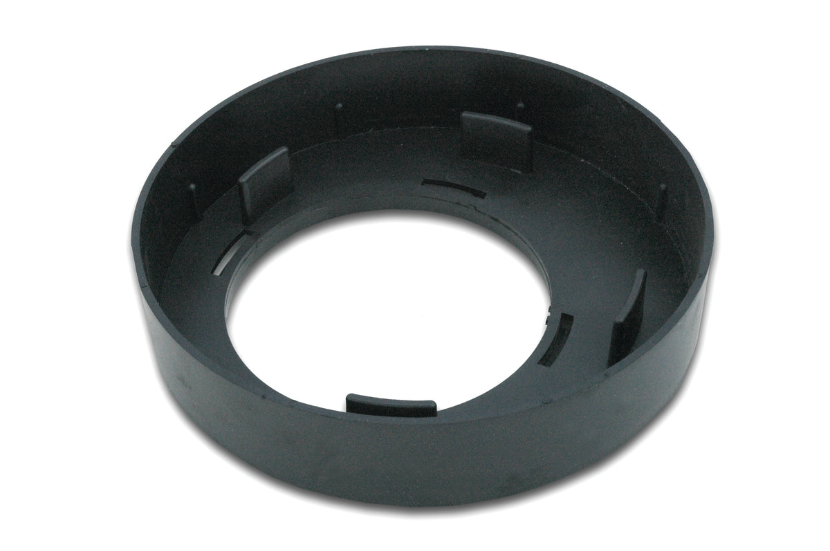 NDS Black Offset Outlet Adapter For Catch Basin Drain, Connects To 8" Drain Pipes