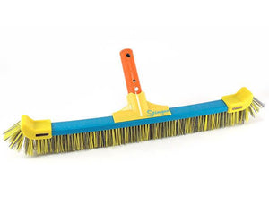 Oreq BR4018C 18 inch PoolPals Deluxe Stinger combo bristle wall brush in yellow